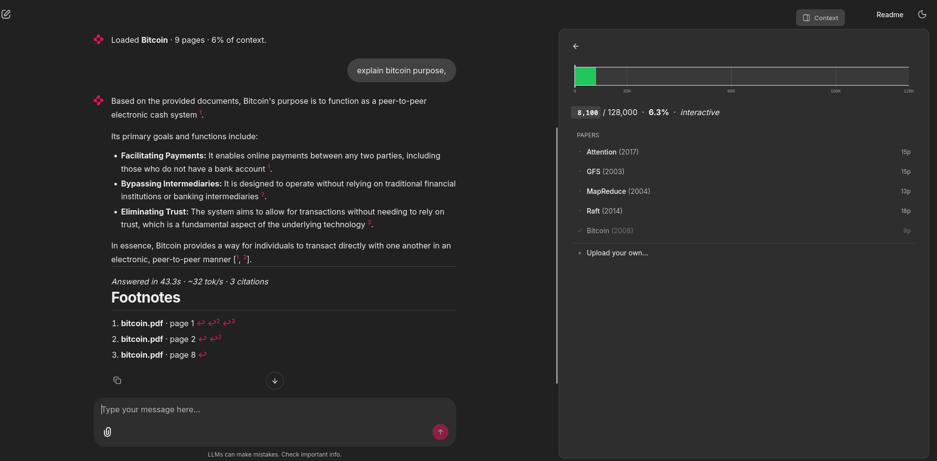 Main Chainlit Interface