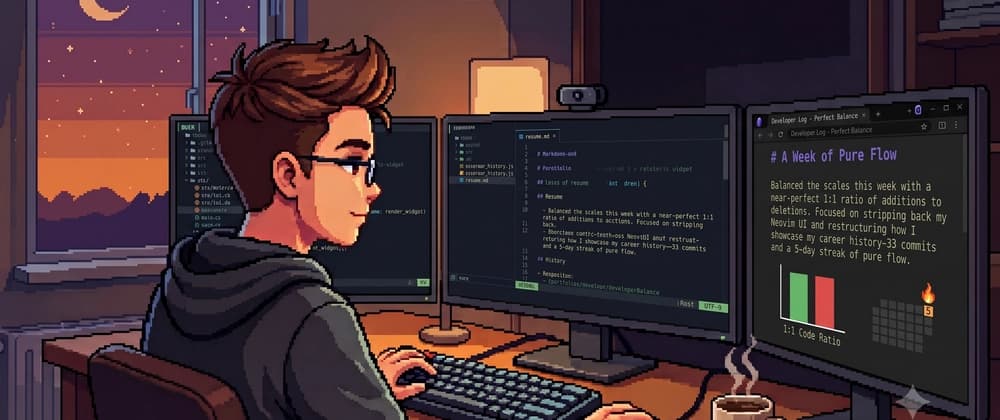 Dev log #15 Refining the Craft: A week of Neovim UI hacking and portfolio architecture